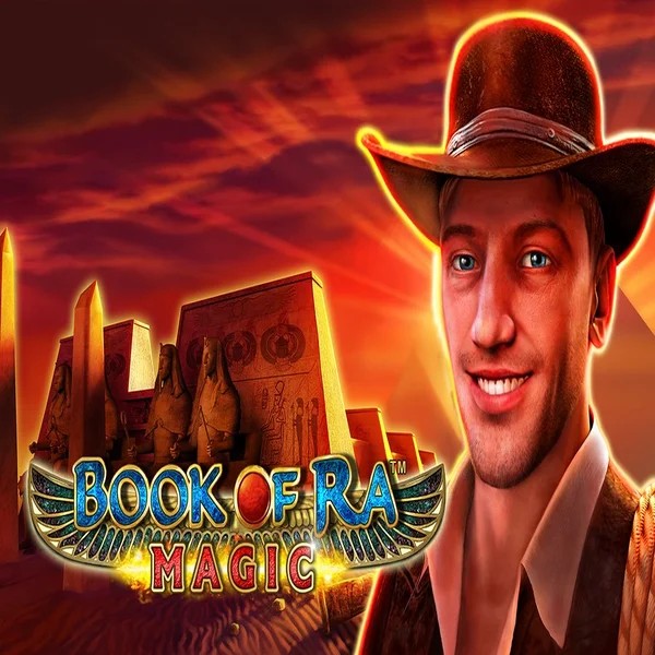 Book of Ra Magic logo by Greentube at EliteSpin Casino