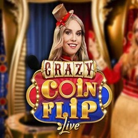 Crazy Coin Flip game by Evolution – logo hosted on EliteSpin Casino