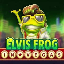 Elvis Frog In Vegas slot visual from BGAMING available on elitesspin.com