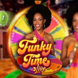 Funky Time online game logo by Evolution on elitesspin.com