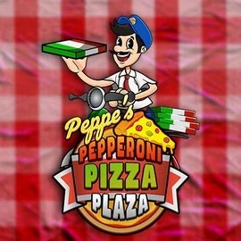 Peppe’s Pepperoni Pizza Plaza online game logo by Pragmatic Play on elitesspin.com
