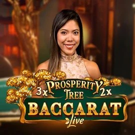 Live Casino logo of Prosperity Tree Baccarat from Evolution at EliteSpin Casino